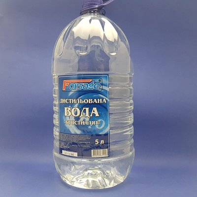 Вода дистиллированная 5 литров ПЭТ 000000340 фото