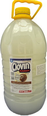 Жидкое мыло Mleko i Kokos з глицерином, антибактериальное, CLOVIN Handy,  5000 мл 000000983 фото